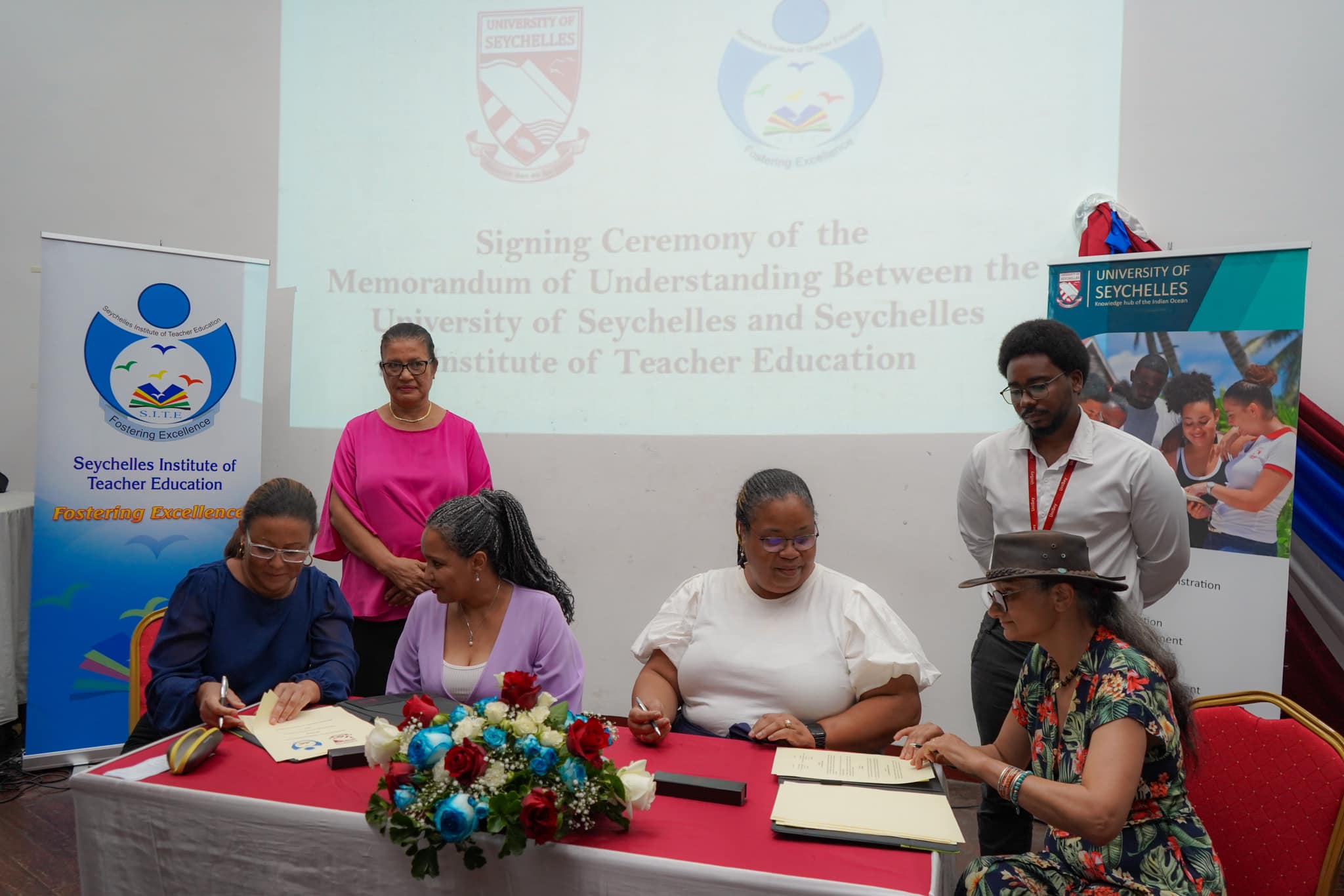 MoU Signing With SITE University Of Seychelles MoU Signing With SITE University Of Seychelles