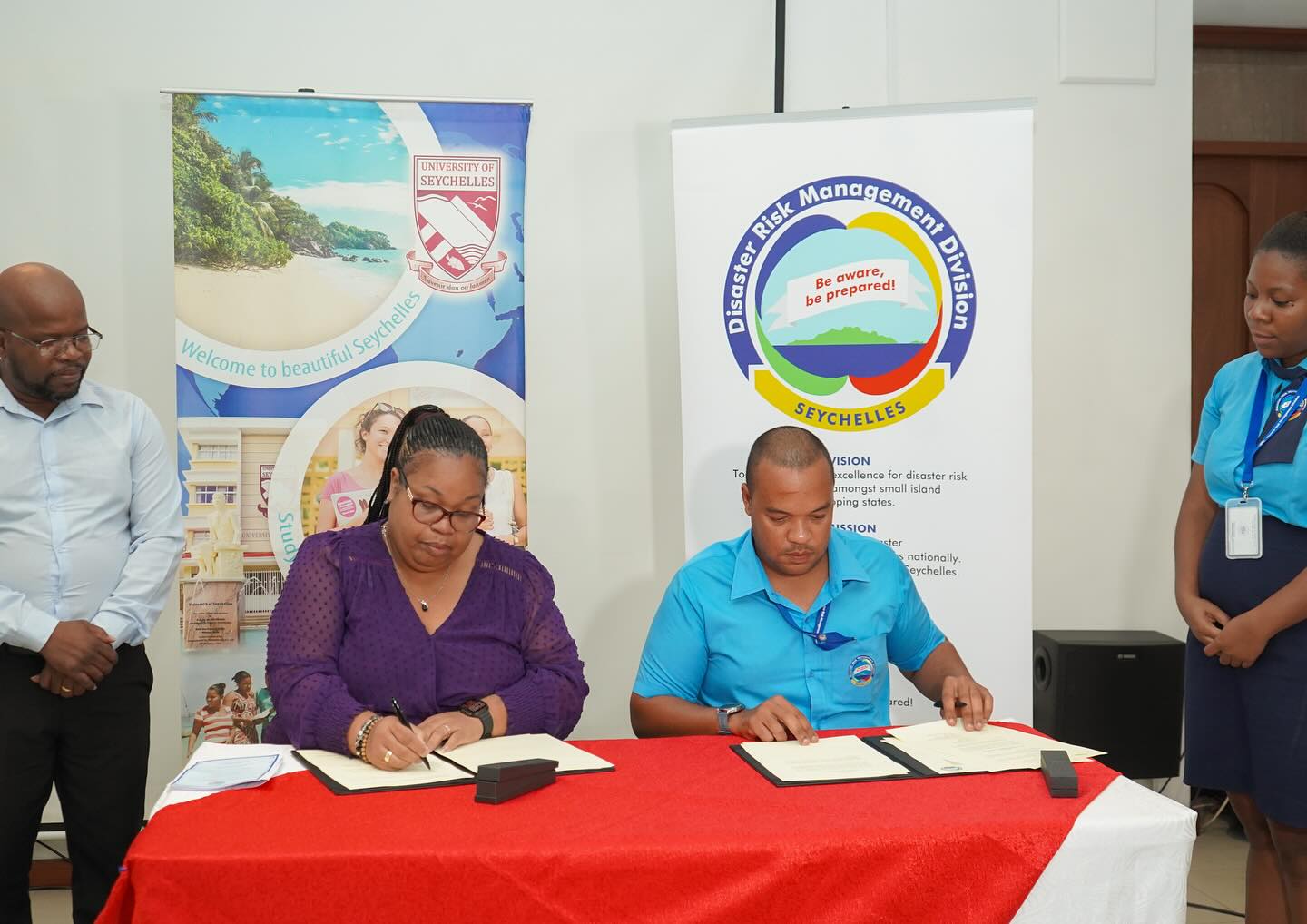 MoU signing with Disaster Risk Management Division 2
