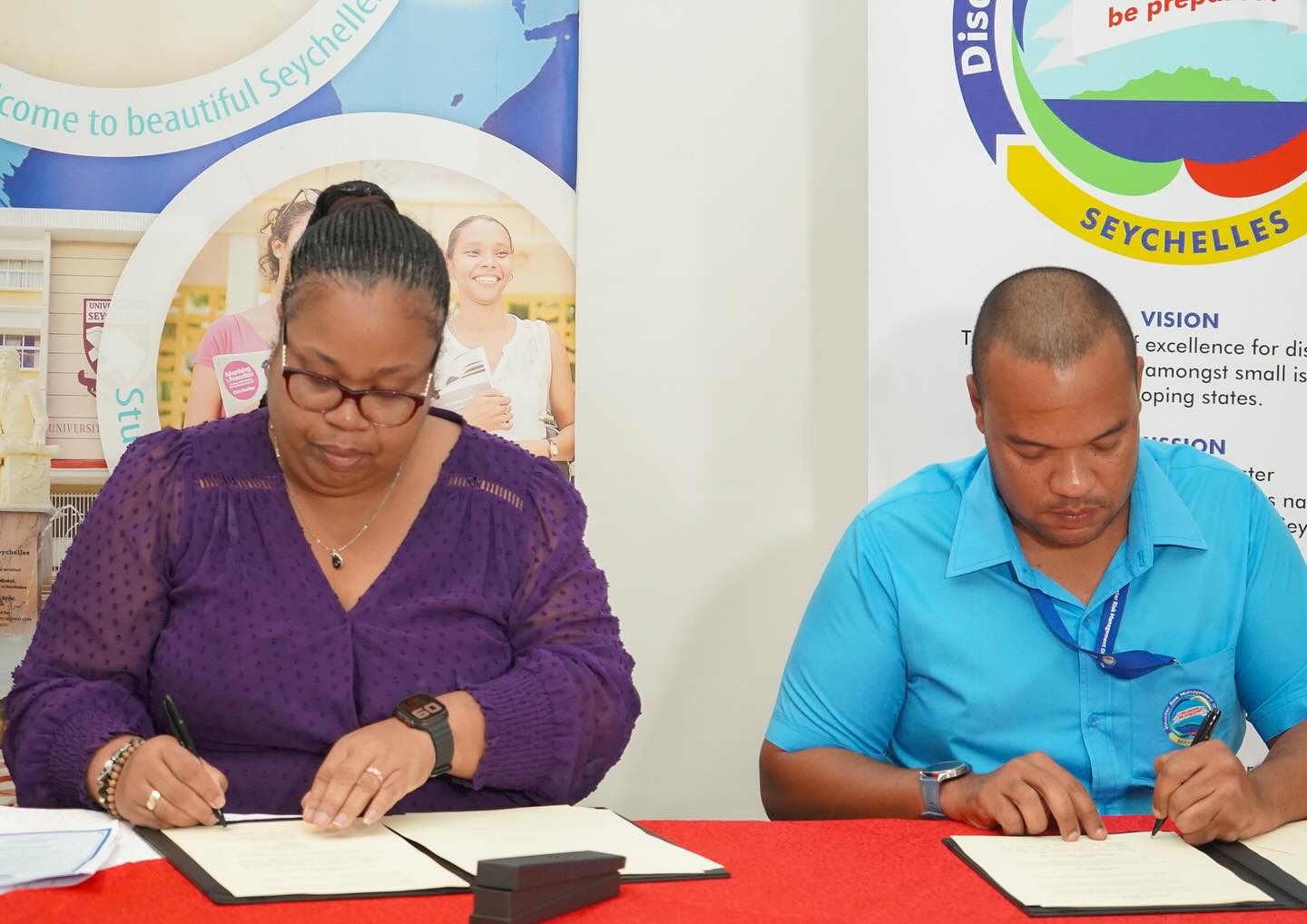 MoU signing with Disaster Risk Management Division 3
