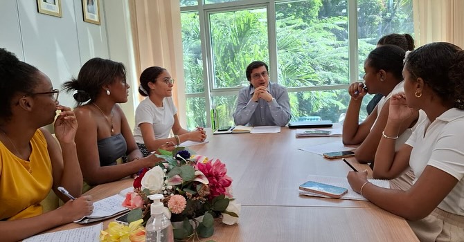Mr Paul Lebon, the Director-General of Destination Planning and Development - Tourism Seychelles. 5